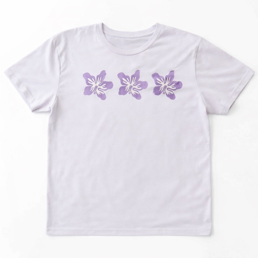 Purple Floral T-Shirt